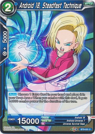 Android 18, Steadfast Technique (BT9-031) [Universal Onslaught]