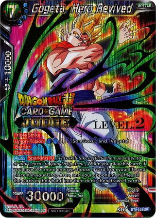 Gogeta, Hero Revived (Level 2) (BT5-038) [Judge Promotion Cards]
