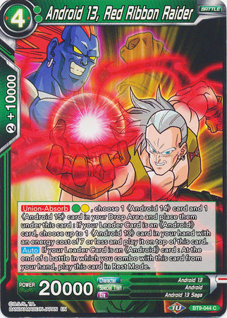 Android 13, Red Ribbon Raider (BT9-044) [Universal Onslaught]