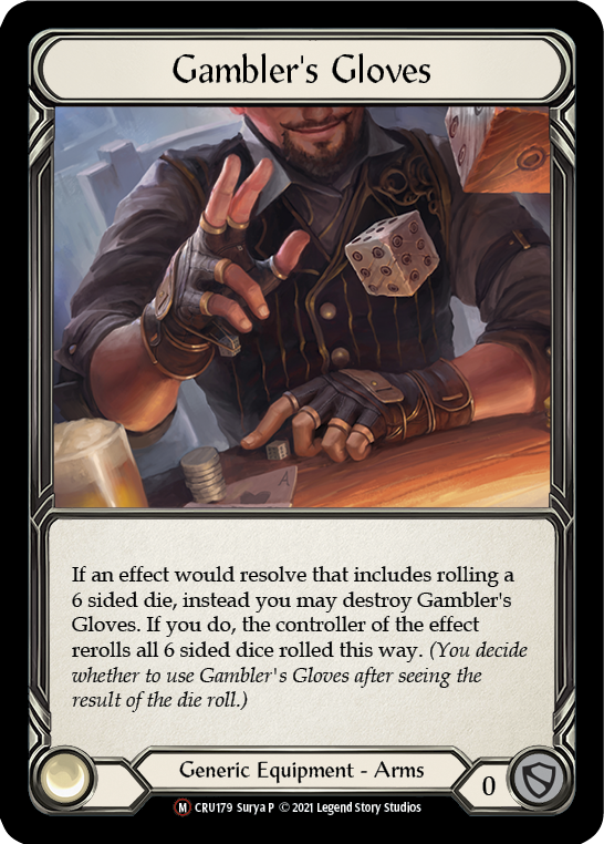 Gambler's Gloves [U-CRU179] (Crucible of War Unlimited)  Unlimited Normal