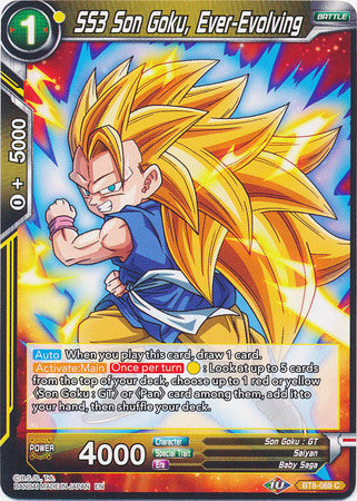 SS3 Son Goku, Ever-Evolving (BT8-069) [Malicious Machinations]
