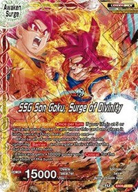 Super Saiyan Son Goku // SSG Son Goku, Surge of Divinity (EX09-03) [Saiyan Surge]
