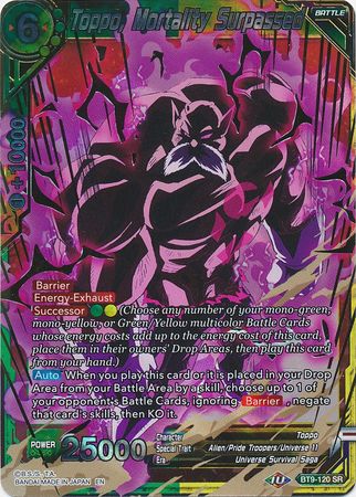 Toppo, Mortality Surpassed (BT9-120) [Universal Onslaught]