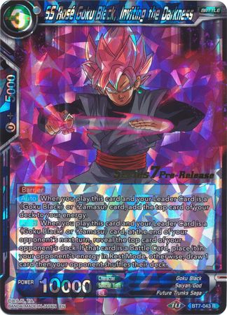 SS Rose Goku Black, Inviting the Darkness (BT7-043_PR) [Assault of the Saiyans Prerelease Promos]