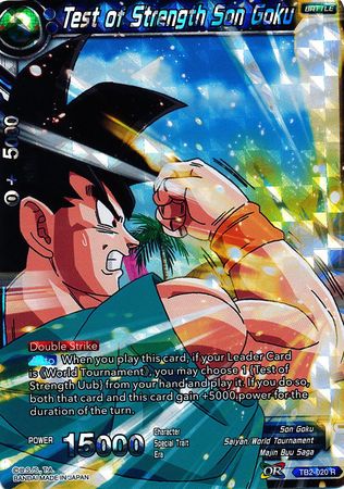 Test of Strength Son Goku (TB2-020) [World Martial Arts Tournament]