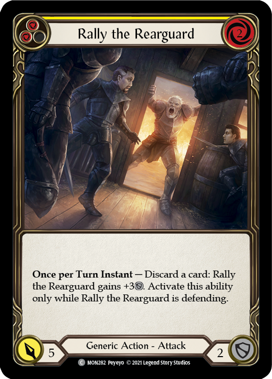 Rally the Rearguard (Yellow) [MON282] 1st Edition Normal