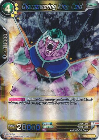 Overpowering King Cold (BT2-105) [Union Force]